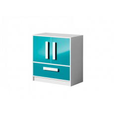 DAVID modrý komoda 8 DAVID modrý komoda 8