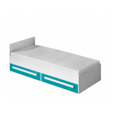 DAVID modrý postel 11, 90x200cm DAVID modrý postel 11, 90x200cm