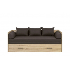 Rozkládací postel s matracemi a polštáři TETRIX, dub sonoma/Sawana 3 Rozkládací postel s matracemi a polštáři TETRIX, dub sonoma/Sawana 3