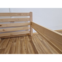 Postel ANNA z bukového masivu 90x200cm 