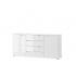 LISA komoda 8, bílá lesk