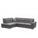 Rohová sedací souprava OLIVIE, šedá