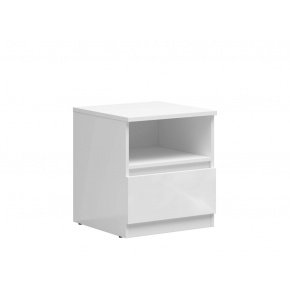 TETRIX bílá noční stolek KOM1S