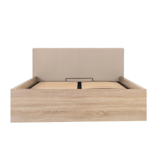 TETRIX dub sonoma postel 140x200cm LOZ/140/B/T s čelem MODONE 9702