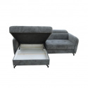 Rohová sedací souprava LOLA tmavě šedá