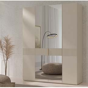 Šatní skříň SORENO 180 macadamia se zrcadlem