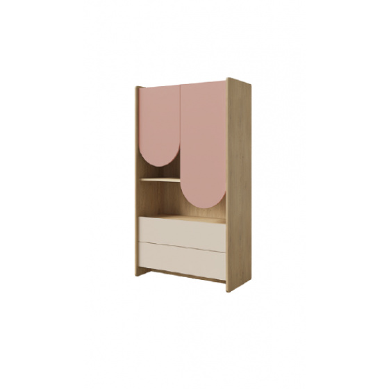 LEXI růžová regál 6