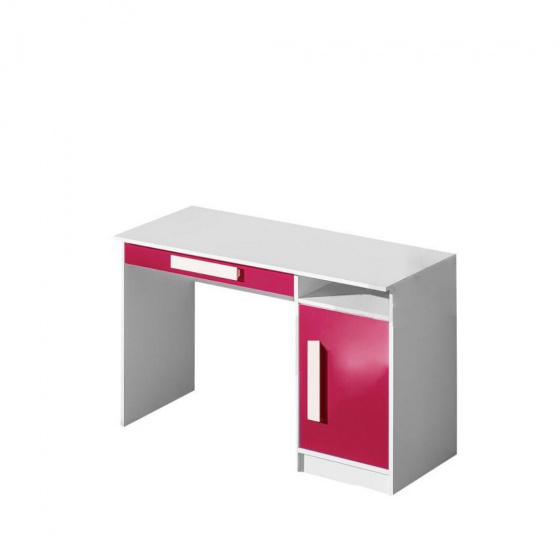 DAVID růžový psací stůl 9