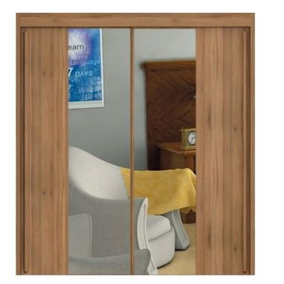 Šatní skříň 2DV UNI, v. 220 cm