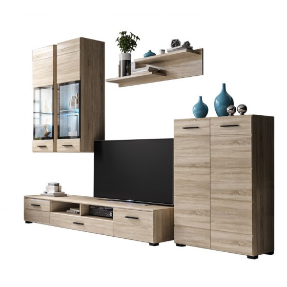 ANDORA obývací stěna, dub sonoma