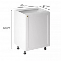 LINEA white spodní skříňka D60 P/L