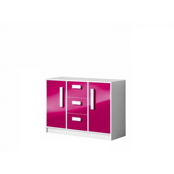 DAVID růžový komoda 6