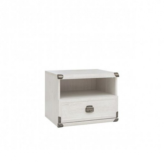 INDIANA borovice bílá noční stolek JKOM1S