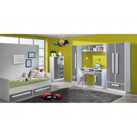 DAVID šedý dětský pokoj 