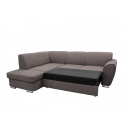 Rohová sedací souprava DORI, šedohnědá
