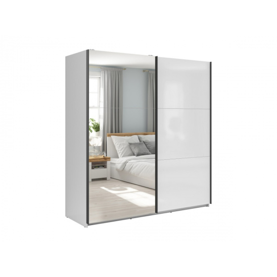 TETRIX bílá šatní skříň SZF/183/M