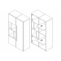 LORIN alpaca 5 komoda