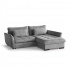 Rohová sedací souprava ANETA šedá