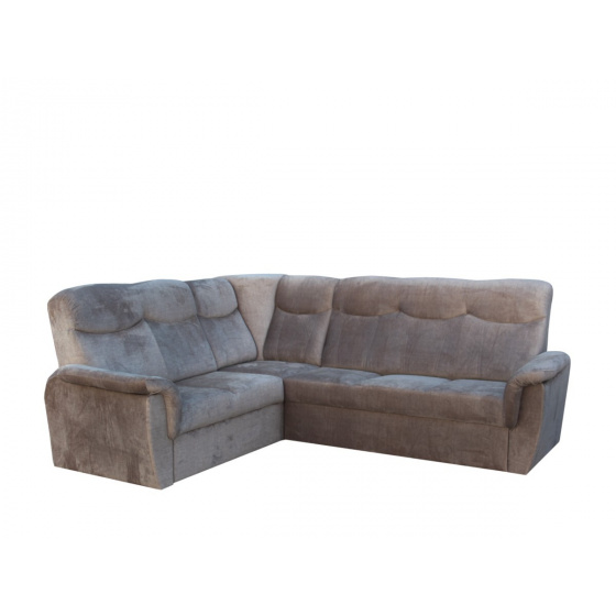 Rohová sedací souprava NAIROBI, hnědá