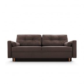 Rozkládací pohovka PALEO tmavě hnědá