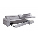Rohová sedací souprava ANTAL, světle šedá