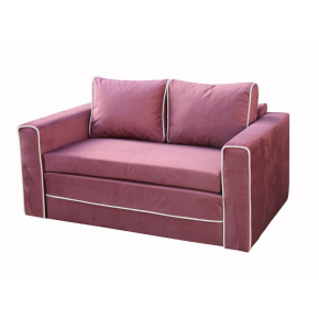 Rozkládací pohovka EDGAR, starorůžová