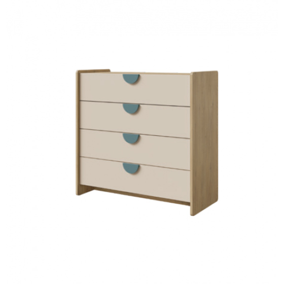 LEXI modrá komoda 10