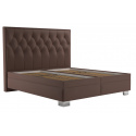 Postel KERSTIN, 180x200cm, tmavě hnědá