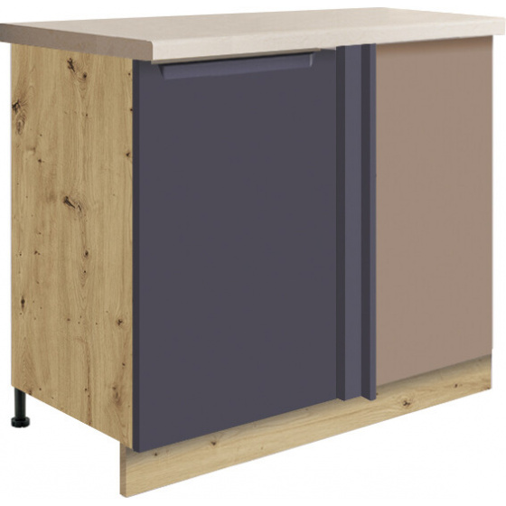 NORA blue spodní skříňka 25D do rohu pravá