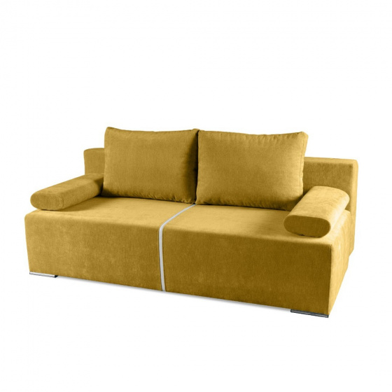 Rozkládací pohovka LEA hořčicová