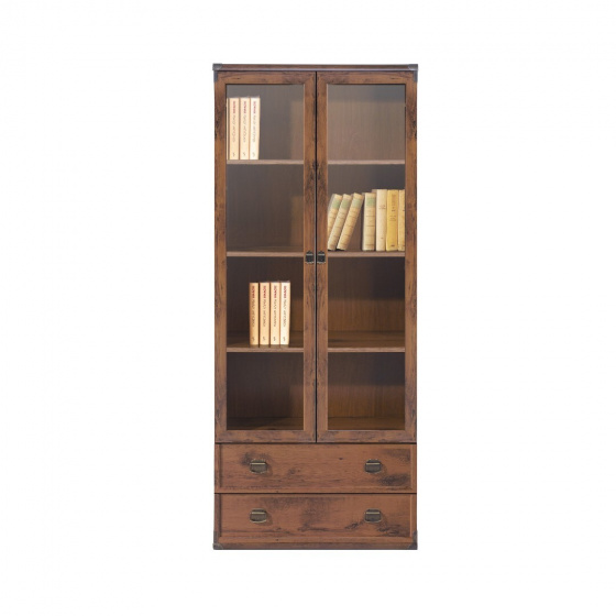 INDIANA dub sutter vitrína JWIT 2W2S/80