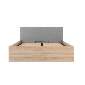 TETRIX dub sonoma postel 160x200cm LOZ/160/B/T s čelem INARI 91