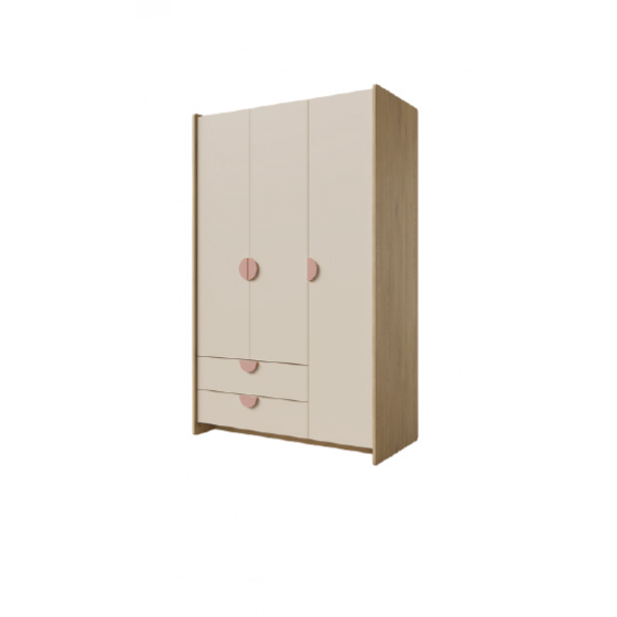 LEXI růžová šatní skříň 1