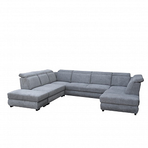 IRIS sedací souprava do U, levá, šedá Aragon 90