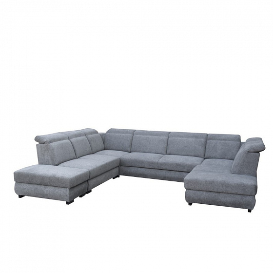 IRIS sedací souprava do U, levá, šedá Aragon 90