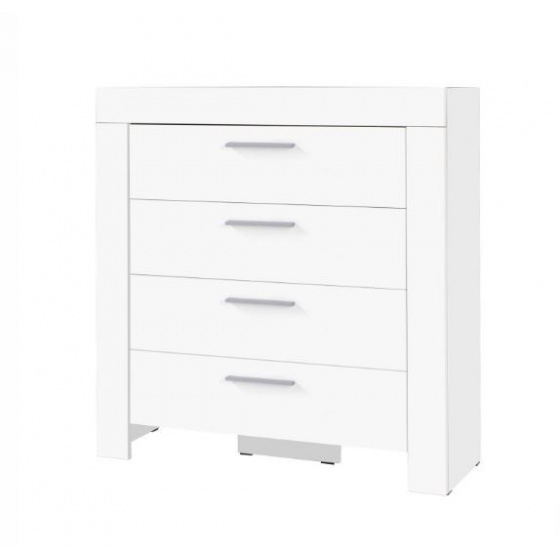 CEZAR bílá, komoda CZ 9 