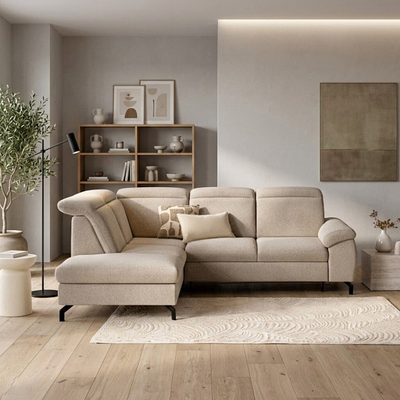 CARMELO sedací souprava, pravá, smetanová Misterio 07