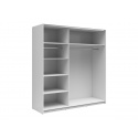 TETRIX bílá šatní skříň SZF/183/2M