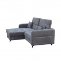 Rohová sedací souprava LOLA tmavě šedá