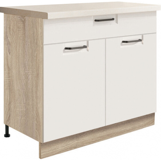 OLIVIA white spodní skříňka 7D "90" 