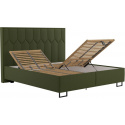 Postel KORFU 180x200cm, Prima 10 Olive, matrace IVANA plus