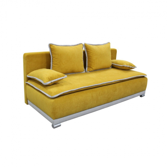 Rozkládací pohovka MONIKA hořčicová