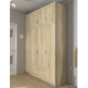Šatní skříň SALEM 4D, dub sonoma