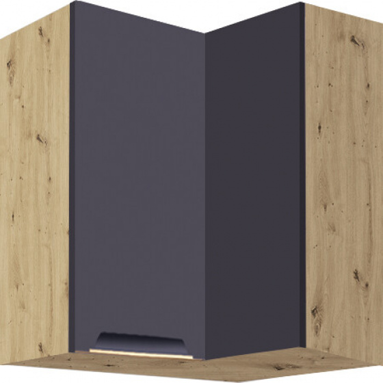 NORA blue horní skříňka 54G  rohová 