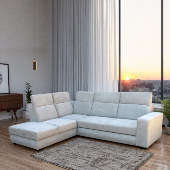 IRIS MINI sedací souprava, pravá, světle šedá Aragon 80