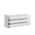 TETRIX bílá komoda KOM6S