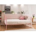 Kovová postel 90x200cm AMAL, růžová