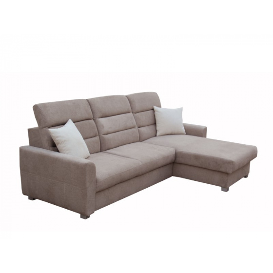 Rohová sedací souprava ANITA, světle hnědá