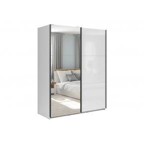 TETRIX bílá šatní skříň SZF/153/M