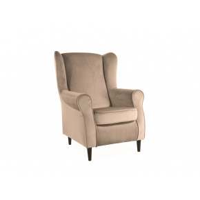 Křeslo ušák FELICIA béžová